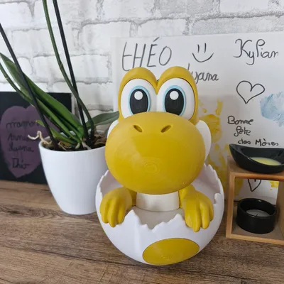 Yoshi dans son oeuf moutarde 